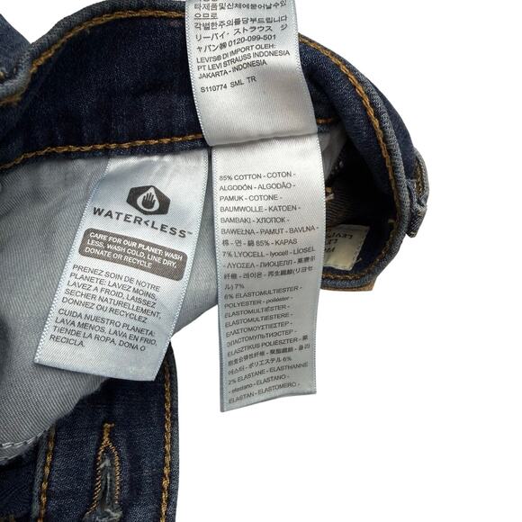 LEVI'S Premium 311 Shaping Skinny Sz 28 Blue Swell - Dark Wash - Picture 5 of 8